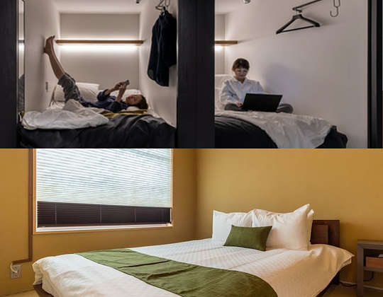 Smart Pod (Kyoto) + Private Room (Osaka) in shared apartment
