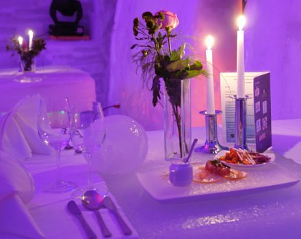 Dinner in the Ice Hotel