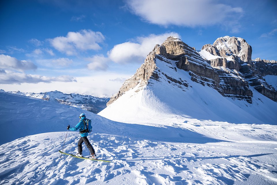 Dolomiten-Pistentour auf und abseits der Pisten