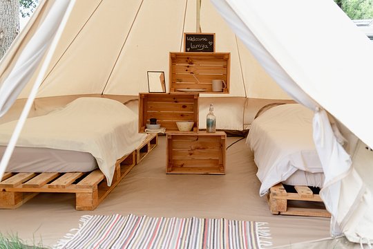 Private Tipi (2 single beds)