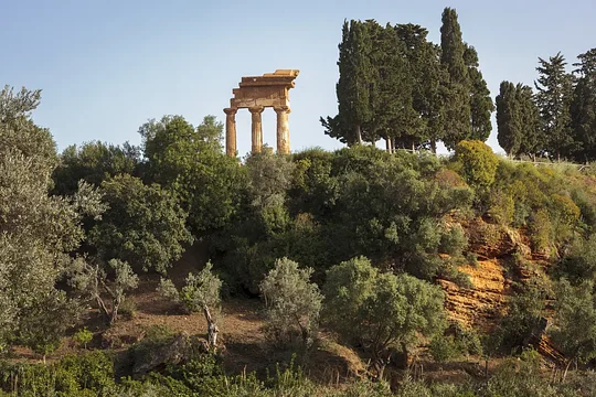 Picnic among Greek ruins