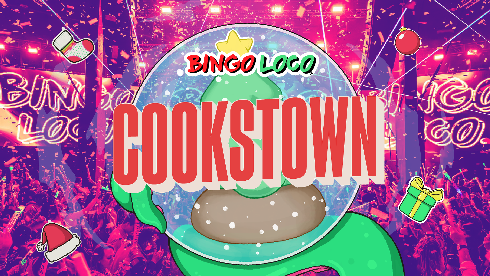 artwork for bingo loco show in cookstown