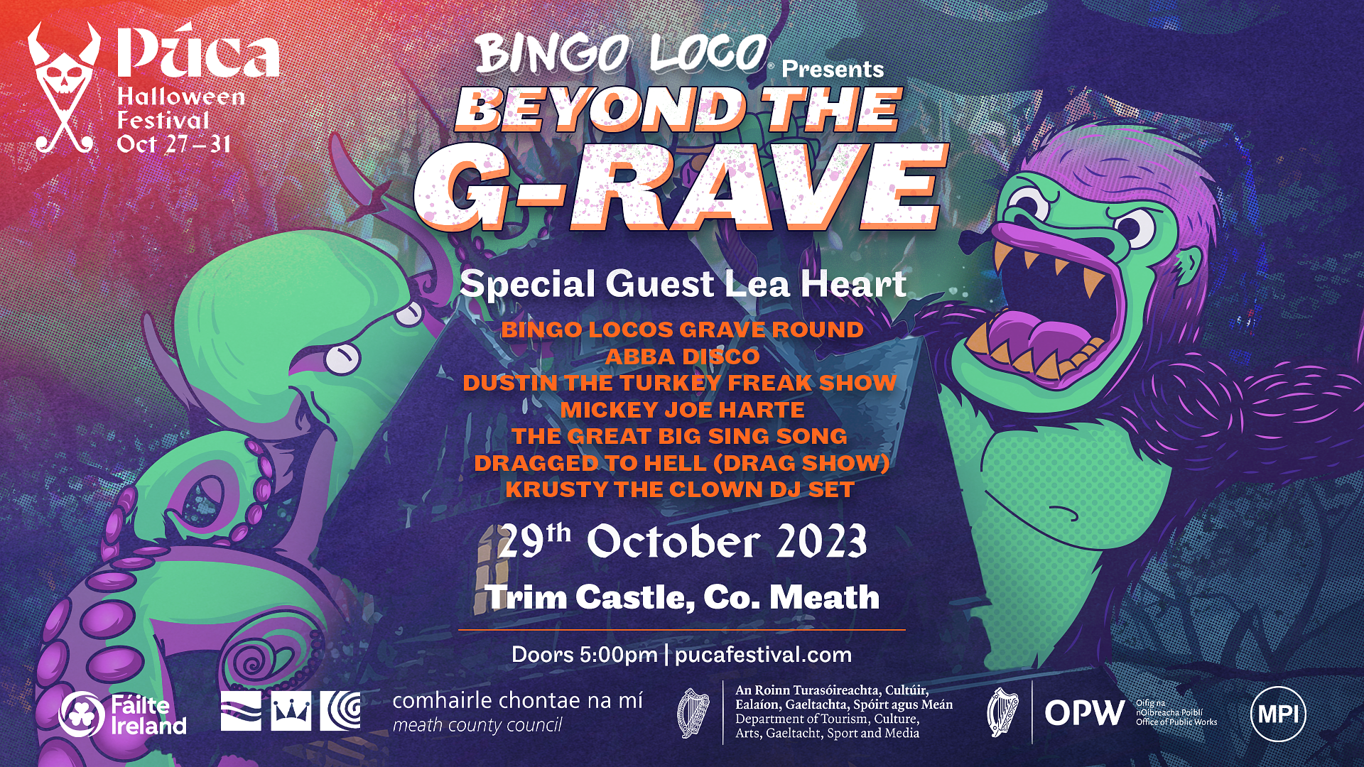 artwork for bingo loco show in meath