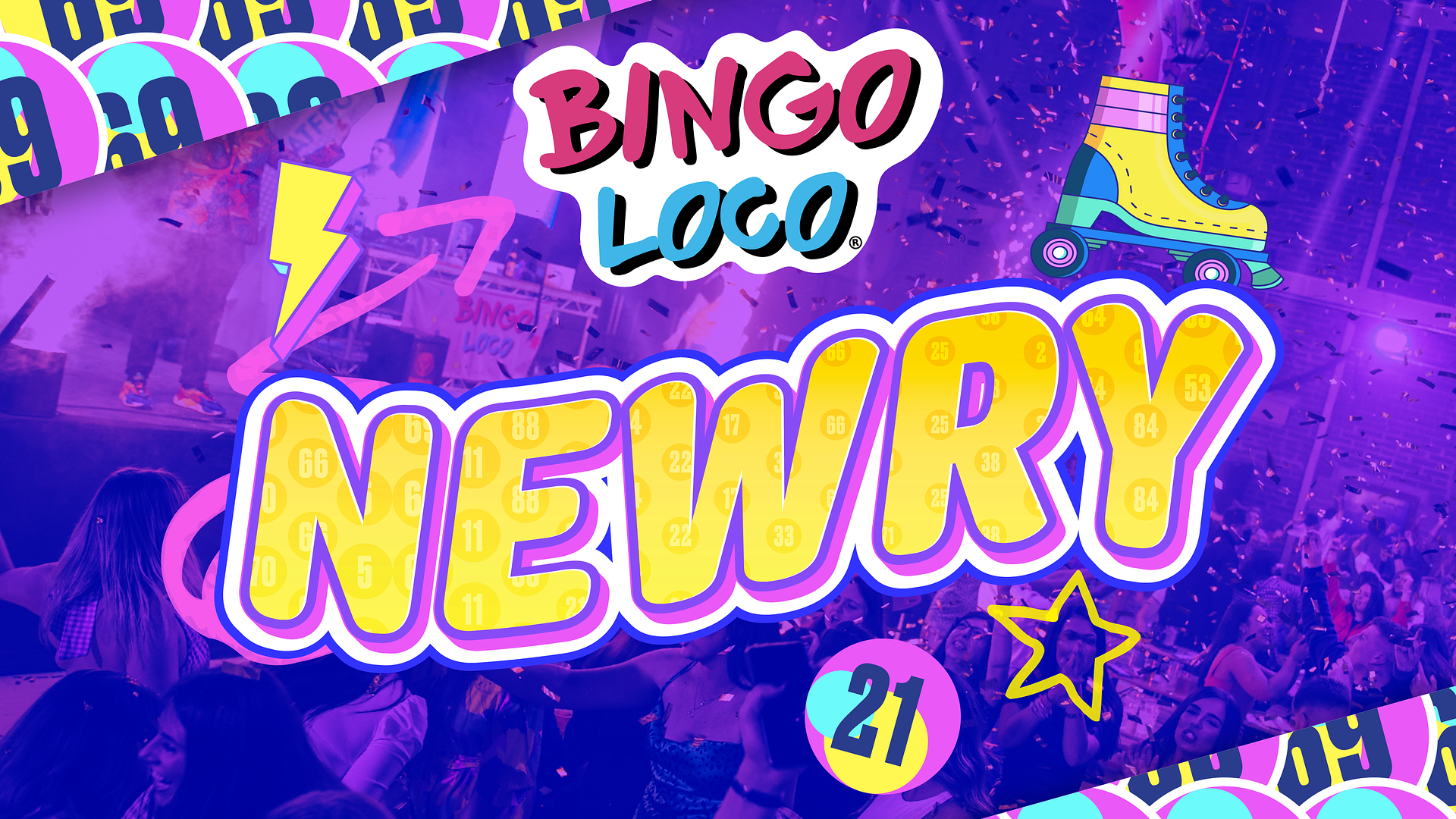 artwork for bingo loco show in newry