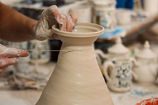 Join a hands-on ceramics workshop with skilled artisans in Fez