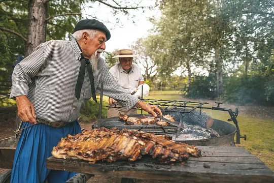 Enjoy a traditional asado (Argentine BBQ)