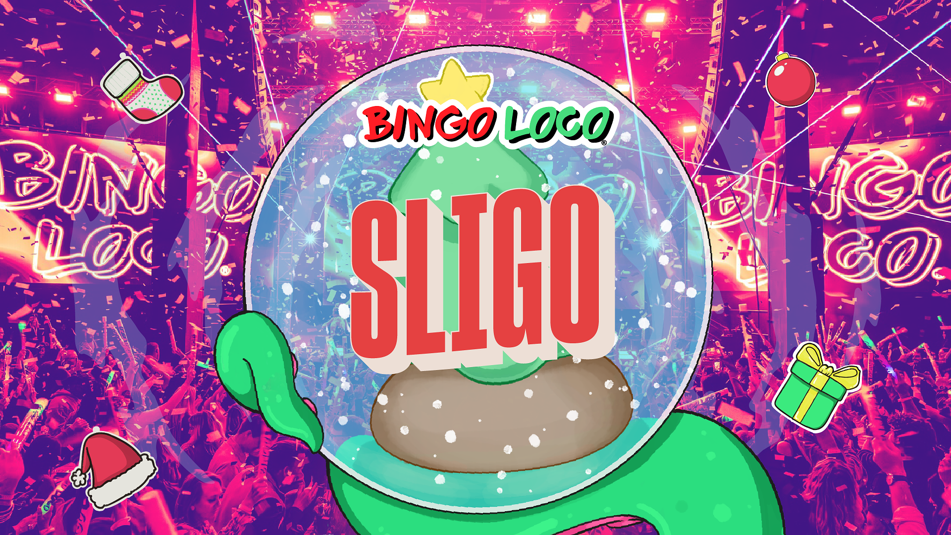 artwork for bingo loco show in sligo
