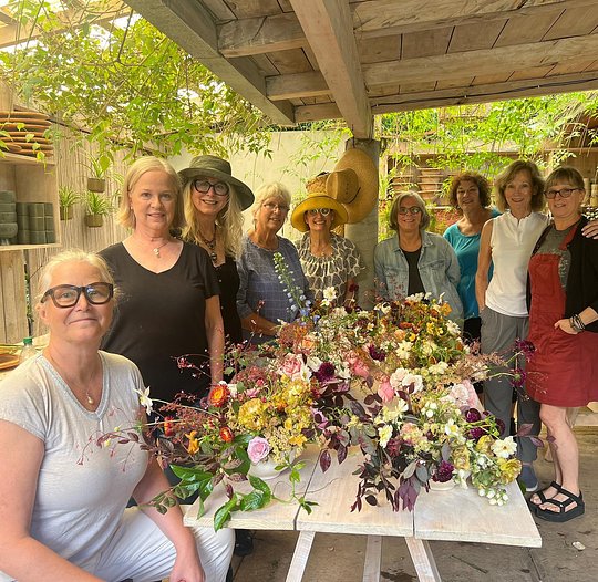 Learn the art of organic flower arranging with an expert!
