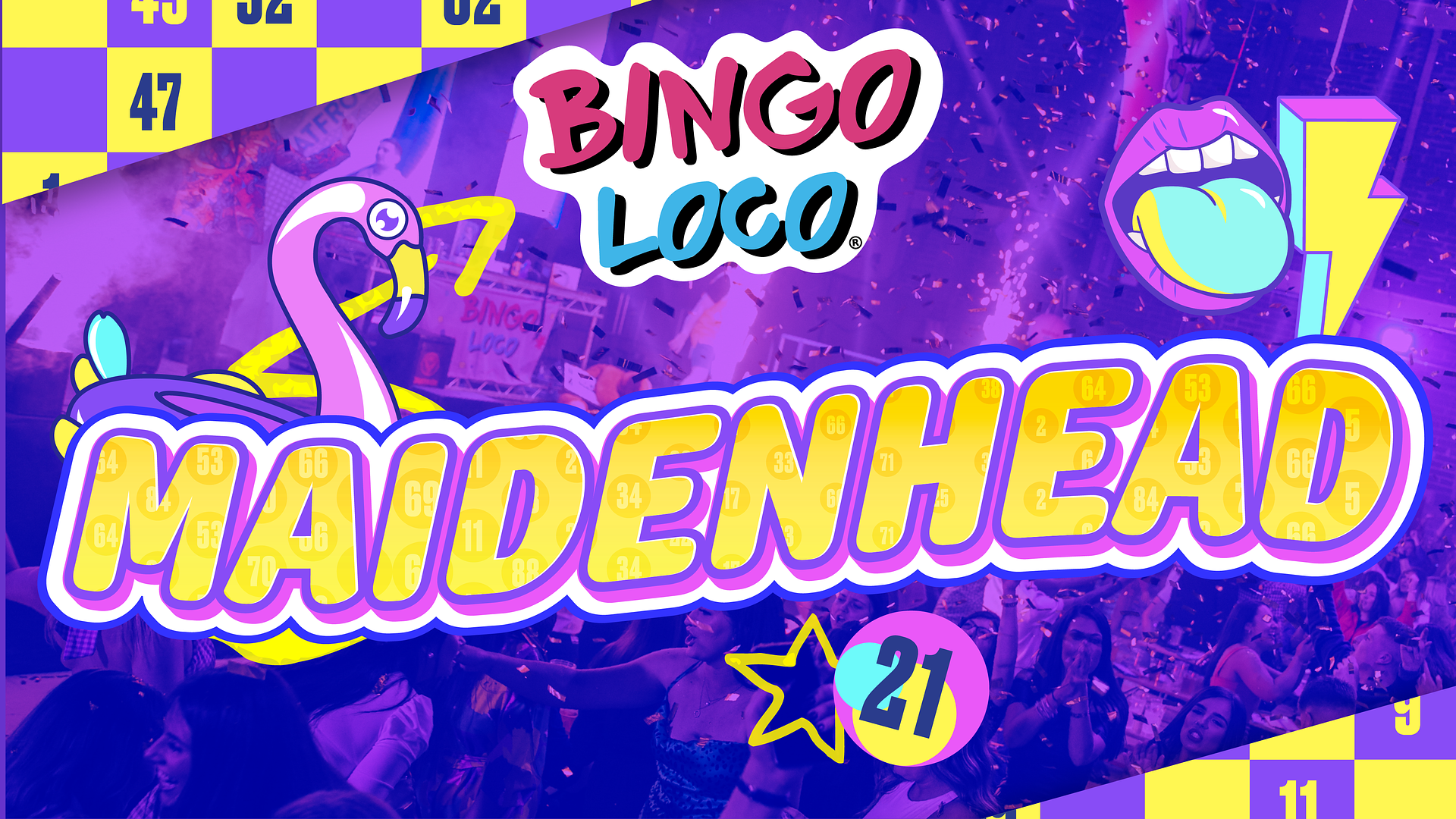 artwork for bingo loco show in maidenhead
