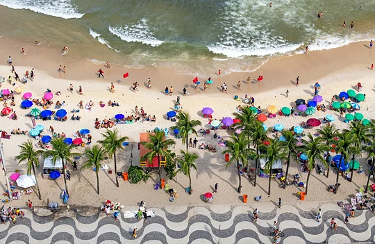 Soak up the sun on one of Rio's iconic beaches