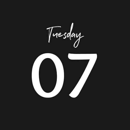 TUESDAY 07/10/2025