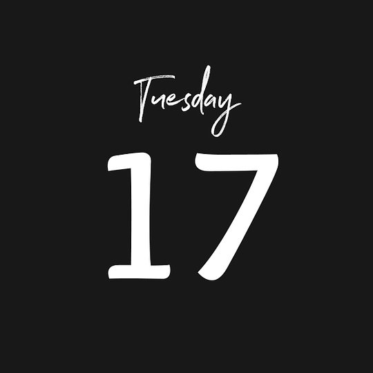 TUESDAY 17/06/2025