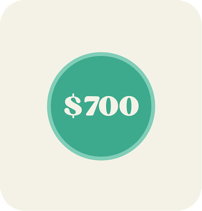 $700 gift voucher