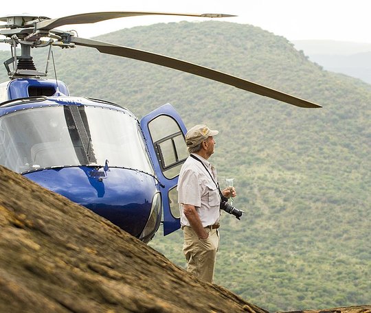Helicopter excursions with Latitude Adventures