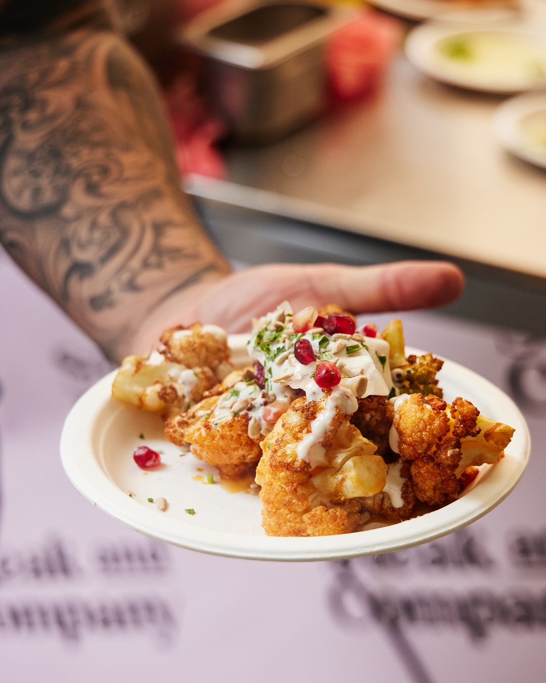 The best food festival in London returns for your delight in 2023. Savour at the Royal Hospital Chelsea is back with a range of London's top restaurants and bars ready to impress you with culinary masterpieces. Incredible vegan grilled cauliflower from steak and company ar savour festival 2023
