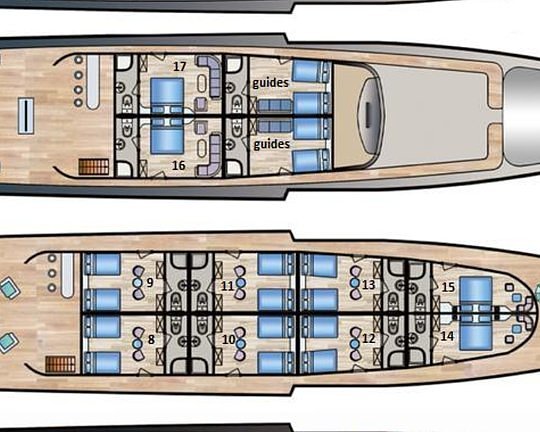 Upper and High Decks