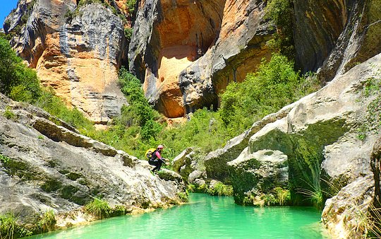 Canyoning + Via Ferrata Weekend in the Pyrenees