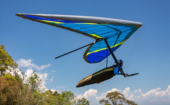 Hang Gliding or Paragliding