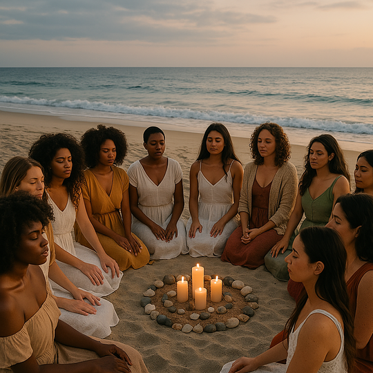 Closing Ceremony on the Beach