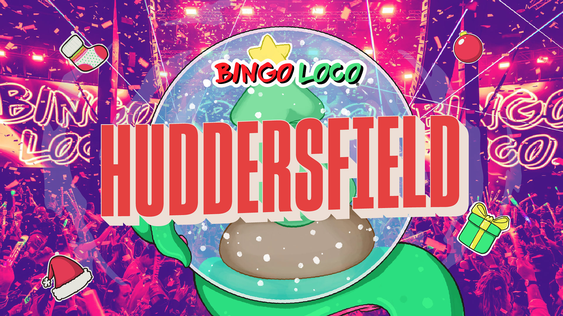 artwork for bingo loco show in Huddersfield
