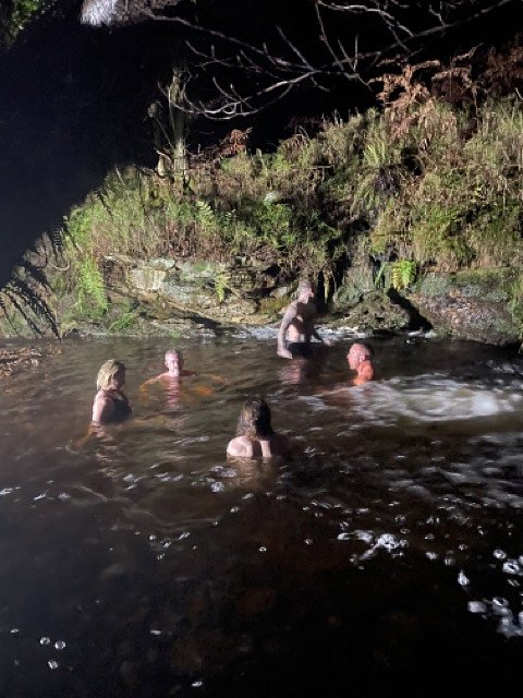 Wear swimming cozzie underneath