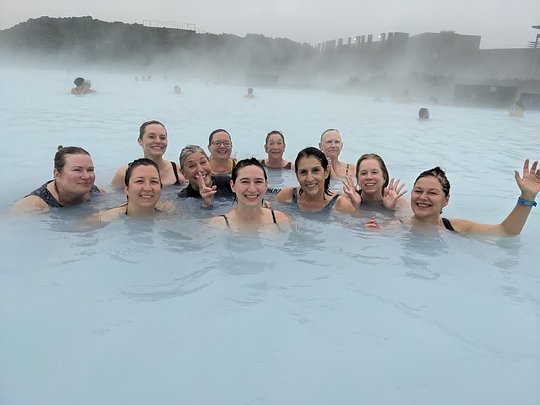 Luxuriate in the Blue Lagoon natural hot spring