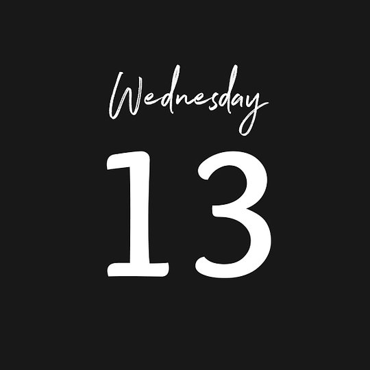 WEDNESDAY 13/08/2025