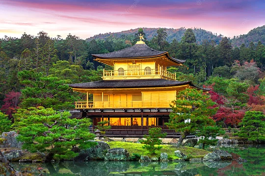 Visit the Golden Pavilion, Kyoto's most iconic site