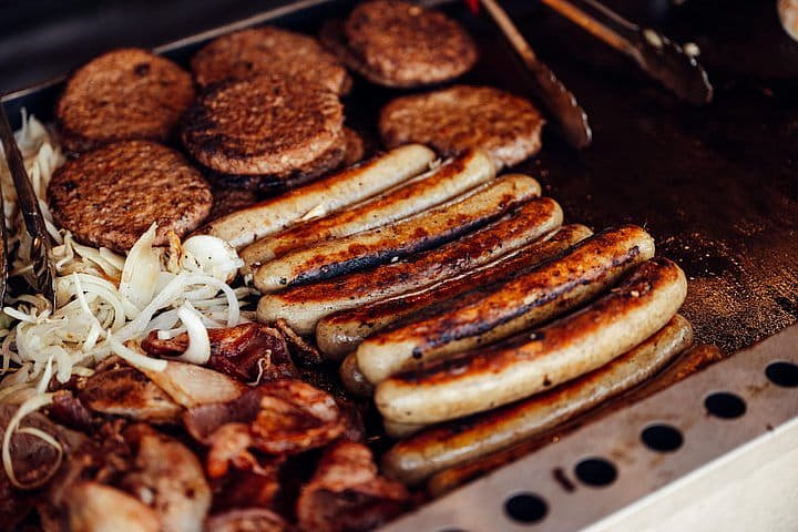 Street food at Bournemouth 7s Festival in Dorset