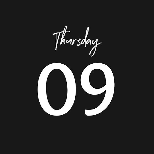 THURSDAY 09/10/2025