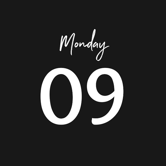 MONDAY 09/06/2025
