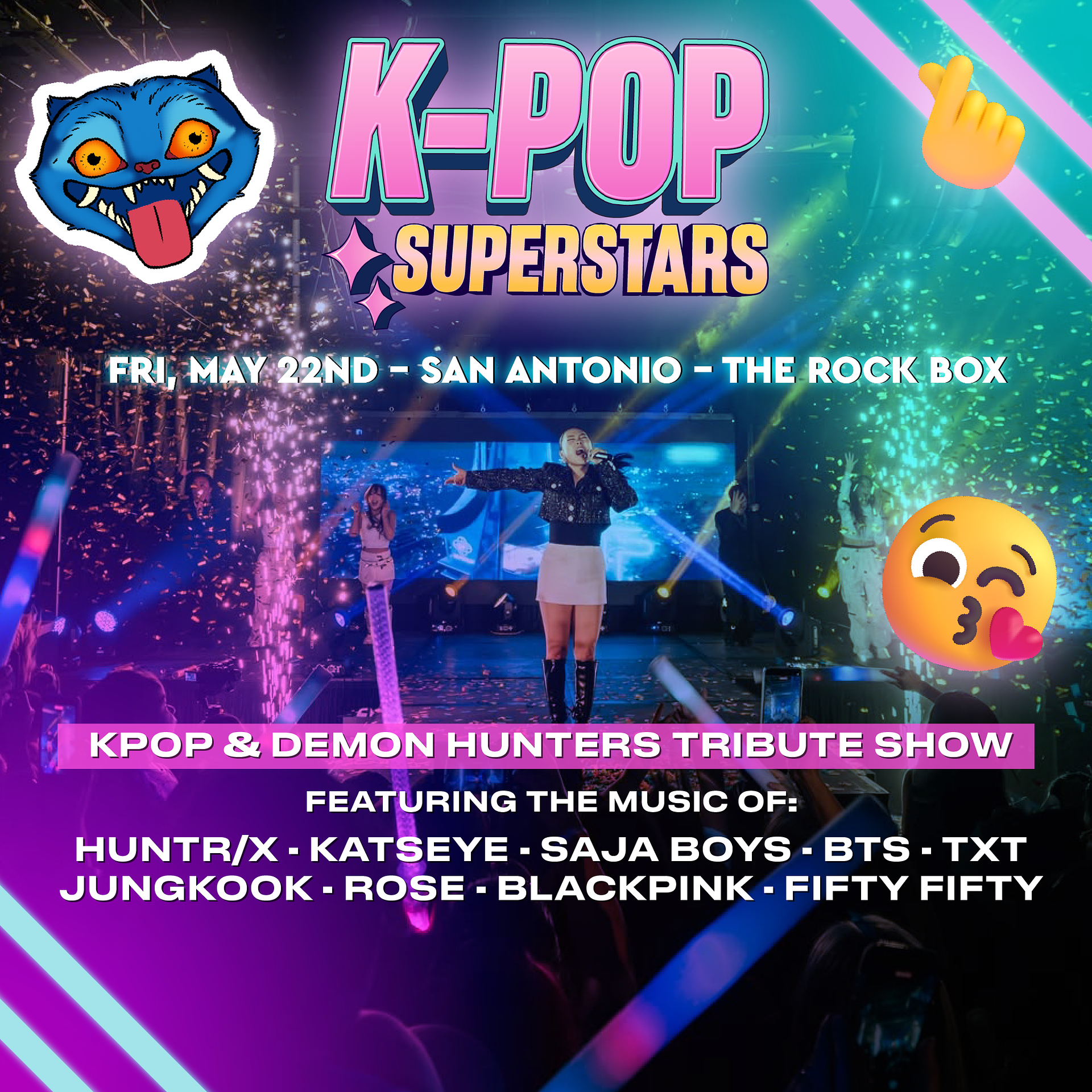 K-Pop Superstars LIVE - The Rock Box - San Antonio - May 22nd 2026