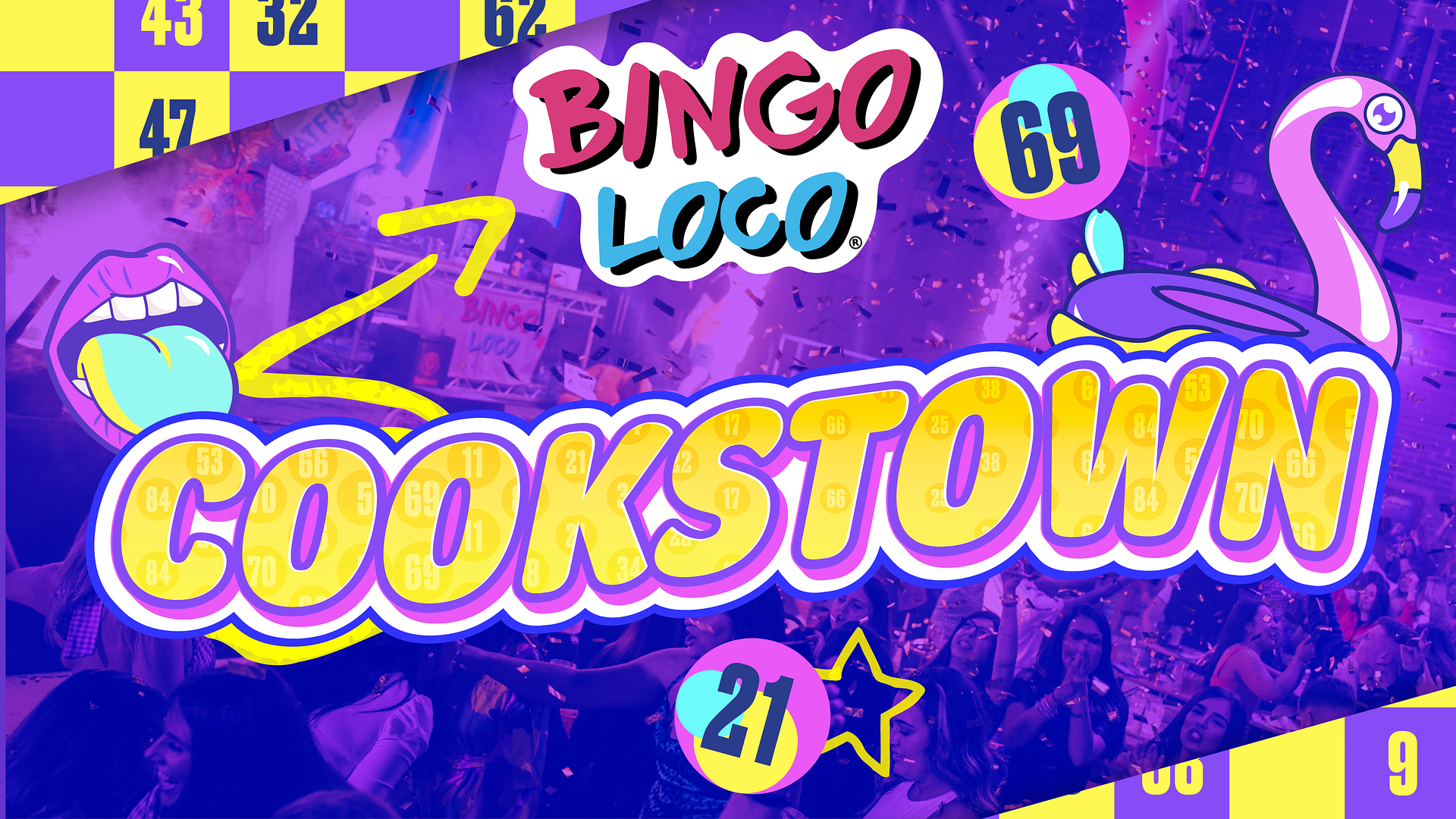 artwork for bingo loco show in cookstown
