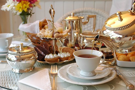 Savor an elegant English afternoon tea