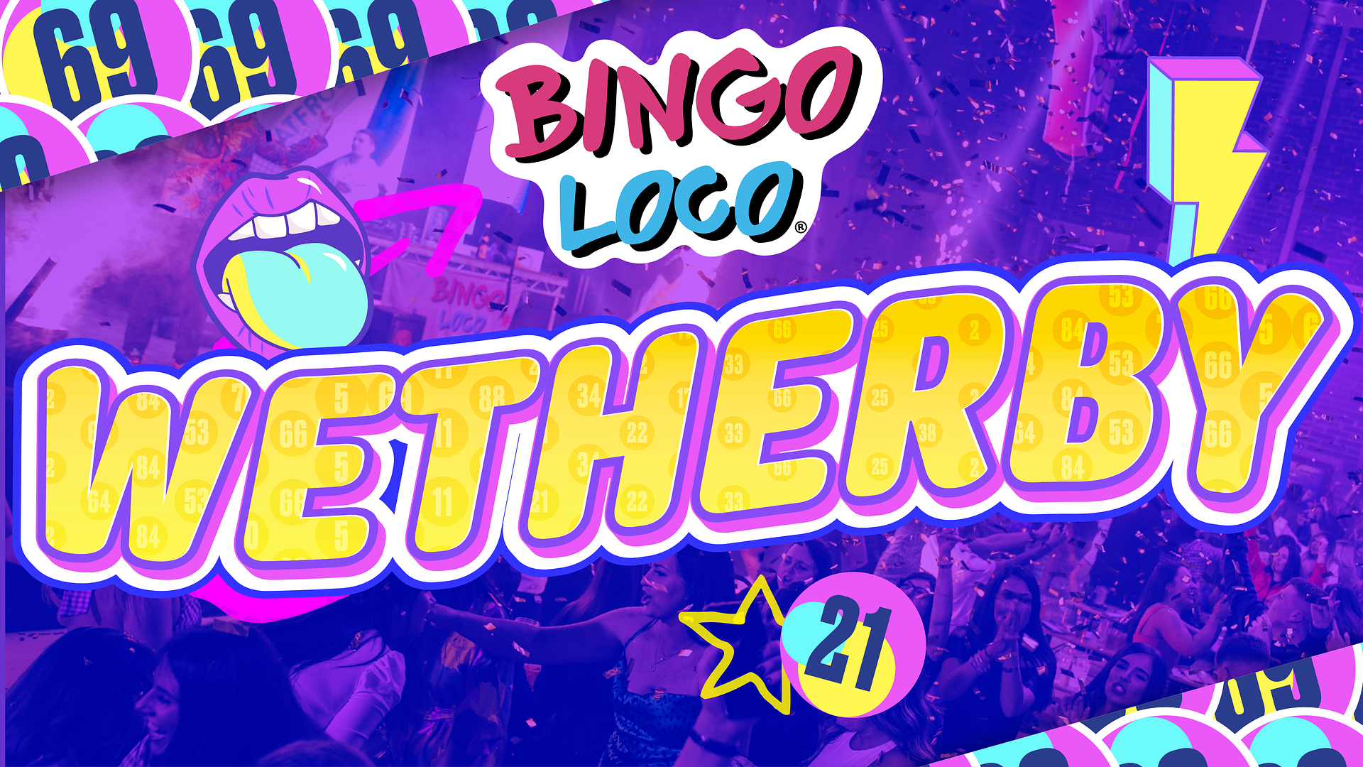 artwork for bingo loco show in wetherby