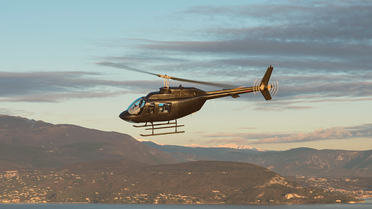Helicopter Above Côte d’Azur