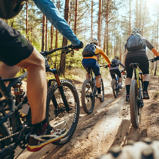 Mountain bike journey