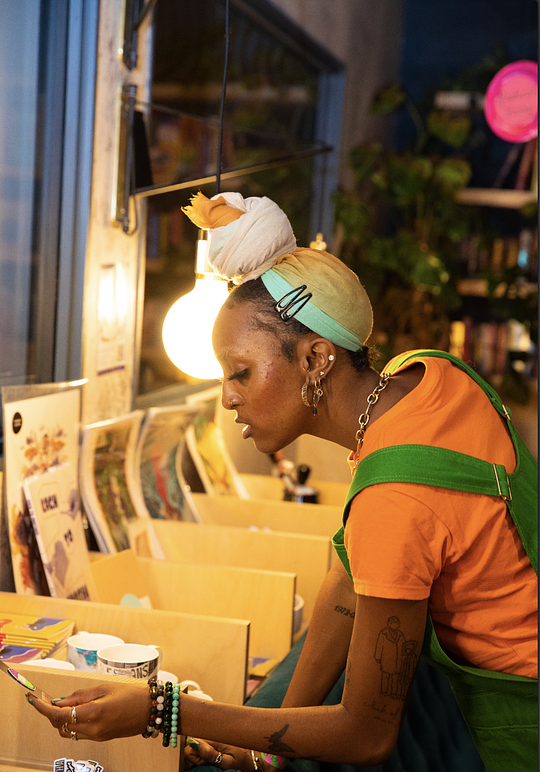 Bookshop / hangout zone