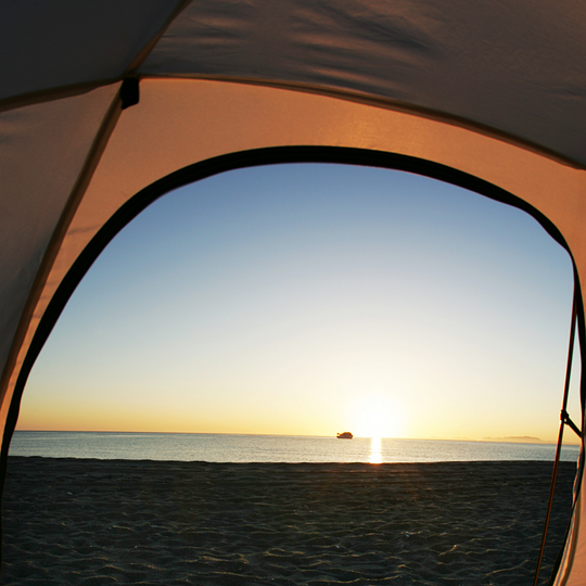 BEACH CAMPING