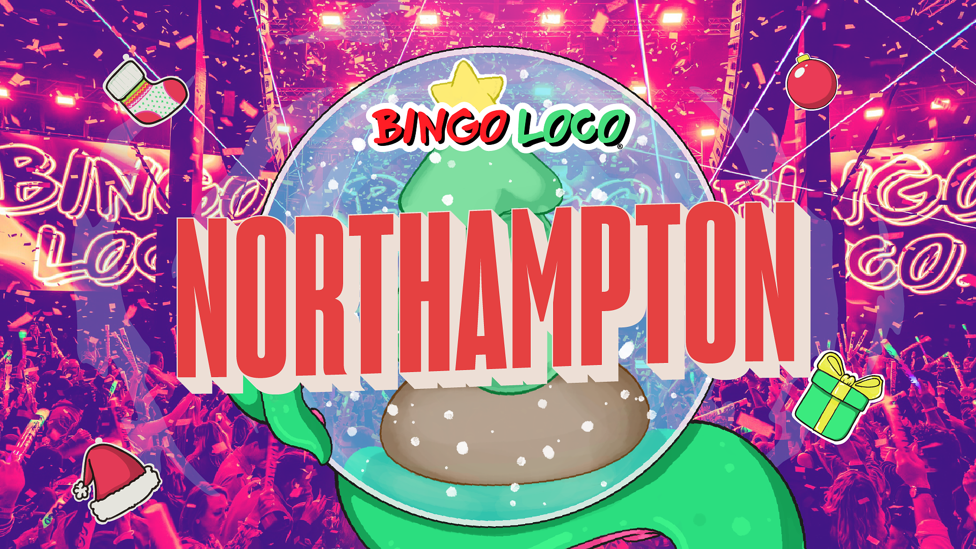 artwork for bingo loco show in Northampton