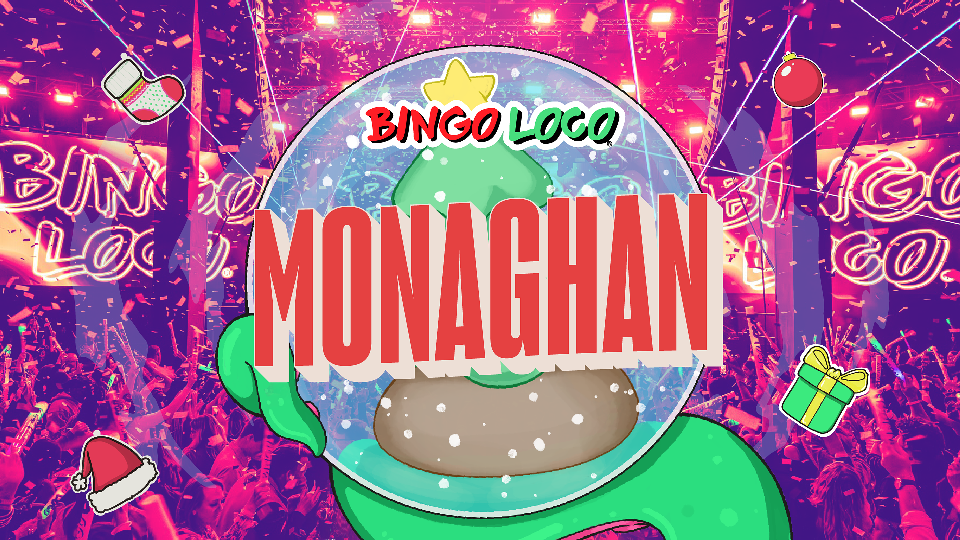 artwork for bingo loco show in monaghan
