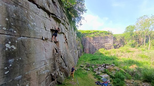 Introduction to rock climbing in Scotland