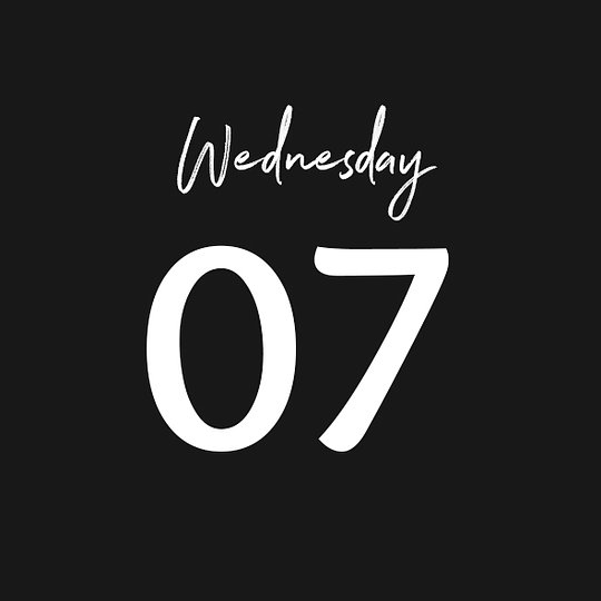 WEDNESDAY 07/05/2025