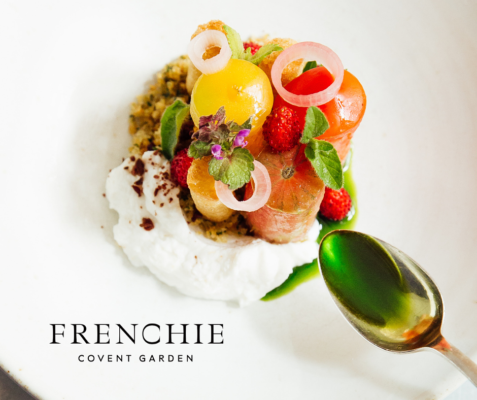 FRENCHIE “frenchie Covent Garden” 3. “Gourmet cuisine” “Michelin star cuisine London” “Michelin star restaurant London” “4 courses menu”