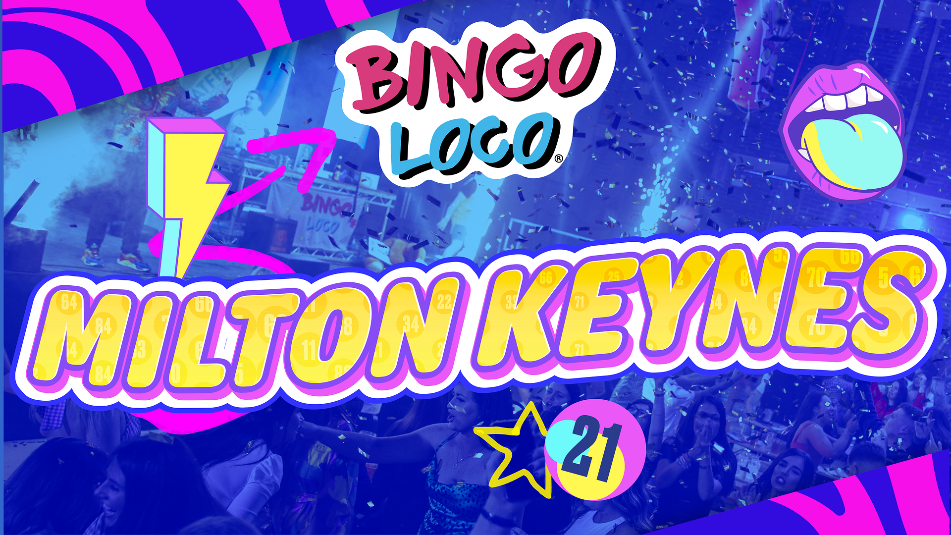 artwork for bingo loco show in Milton Keynes