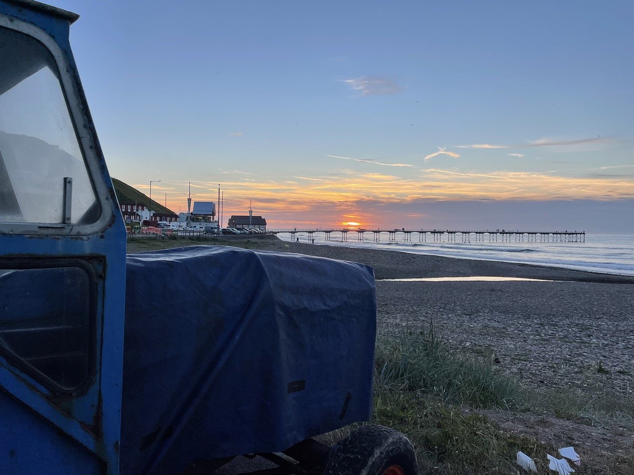 Right on the beach!