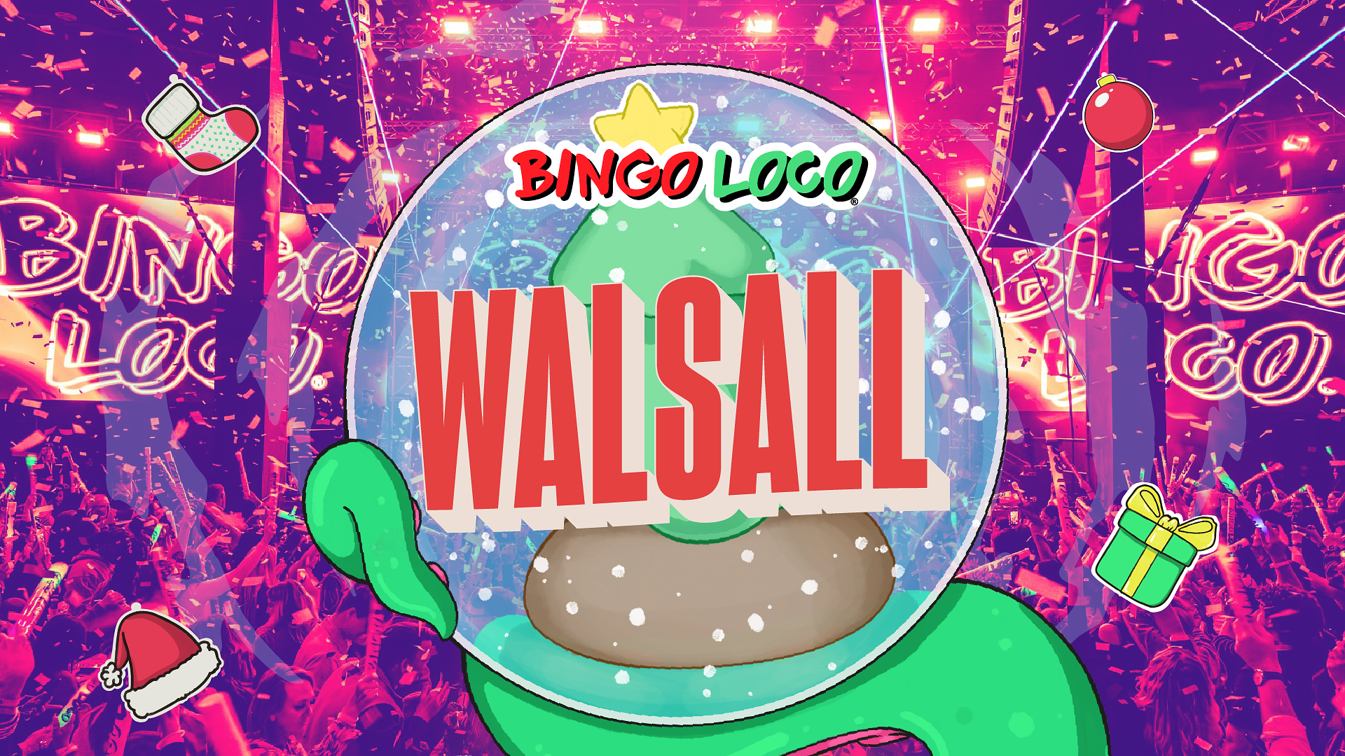 artwork for bingo loco show in chelmsford