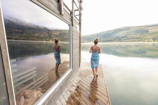 Join in on the Nordic ritual of heat-and-cold in a floating sauna