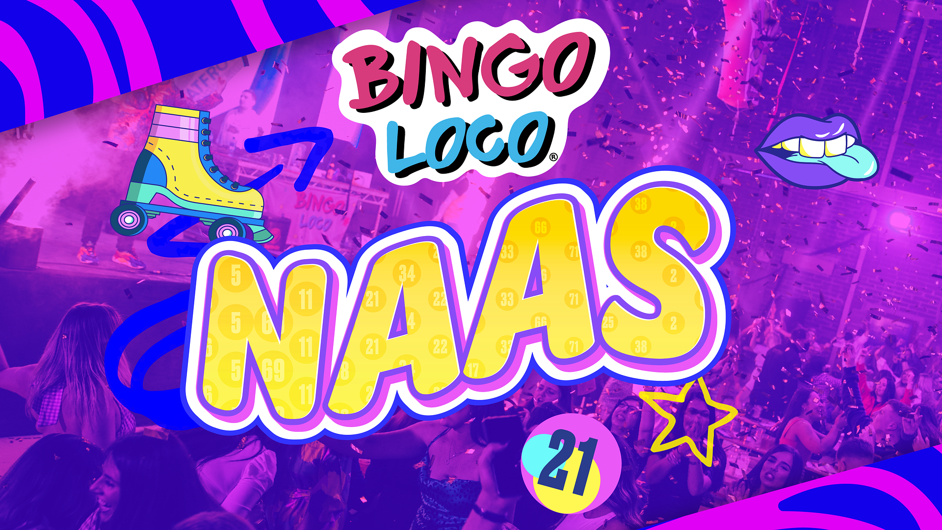 artwork for bingo loco show in naas