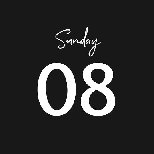 SUNDAY 08/06/2025